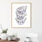 Kaffee Kunstdrucke Traditionelle libanesische gestapelte Kaffeetassen Poster Leinwand Malerei Cafe Shop Wandbild Küche Dekor19,6 x 27,5 (50 x 70 cm) Kein Rahmen