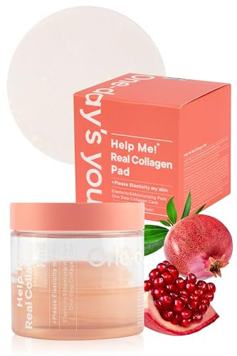 One-day's you Help Me Real Collagen Pad | Verjüngendes und feuchtigkeitsspendendes Collagen-Toner-Pad für die tägliche Pflege | 130ml & 70 pads | Koreanische Anti-Aging Pflege