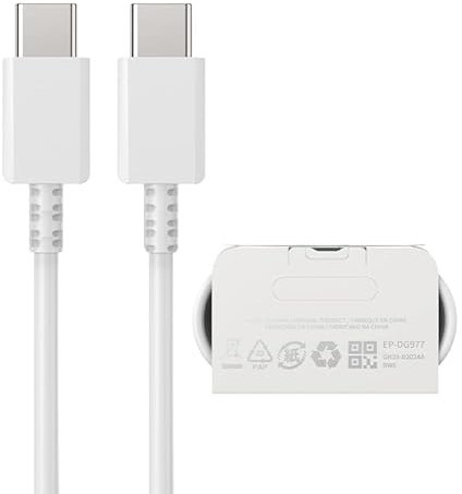 D.Square- Cable USB Tipo c a Tipo c 5A 60w, Carga Rápida USB 2.0 Tipo C PD 1M, Compatible con Samsung Galaxy S20/S21 Plus,Galaxy Note 20/10 Serias,Switch, ETC.
