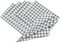 ZOLLNER 6er Set Stoffservietten, Servietten, 45x45 cm, Baumwolle, grau weiß