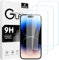 Whioltl Protector de pantalla para iPhone 14 Pro Max de 6.7 pulgadas, dureza 9H, compatible con fundas de vidrio templado, 99.99% de claridad HD, resistente a los impactos, antihuellas, paquete de 3