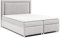 Best for Home Boxspringbett mit Bettkasten Trinity K-3 Bonellfederkern inkl. Topper 160x200 Silber