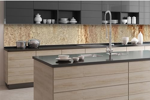 Dimex Küchenrückwand Folie Selbstklebend ABGEBROCHENE BETONWAND I 350 x 60 cm | Klebefolie - Dekofolie - Spritzschutz für Küche | Made in EU