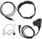 Throat Mic Earpiece Headset Kit with U94 Tactical PTT for Kenwood TK 2107 TK 3107, for Baofeng UV 5R UV 5RA 888S, for Retevis H777 RT7 RT21 RT2 Walkie Talkies 2 Way Radio