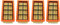 MCHNIC Lot de 4 filtres pour Aspirateur Karcher 6.415-953.0 AD2 AD3 AD4 Plat Plissés Filtre, Accessoire pour les Aspirateurs