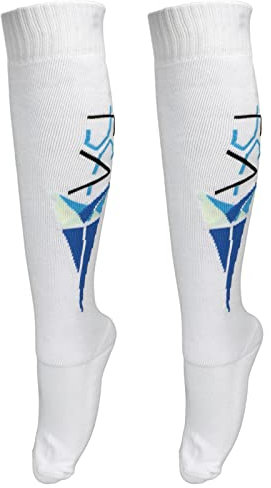 Tnfeeon Fechtsocken, Schweißabsorbierende Fechtsocken aus Gekämmter Baumwolle, Anpassungsfähiger, Atmungsaktiver Gewindemund für Frauen für den Wettkampf (M)