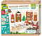 LENA 42840 Eco Upcycling Weihnachts-Bastelset für Kinder ab 6 Jahren, Komplettset mit Watte, Stickern und anderen Bastelutensilien, Storybook mit Anleitung zum Deko Basteln, 18,5 x 4 x 17 cm