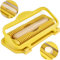 YFYTL Eierschneider für hartgekochte Eier, Bananenschneider, Aluminium & Edelstahldrähte, Erdbeerschneider, Mehrzweck-Bananenschneider (Gelb)