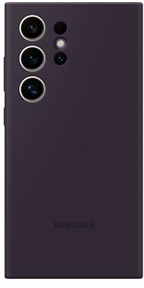 Samsung Funda de Silicona para Galaxy S24 Ultra, Funda Protectora con Variedad de Colores, Agarre Suave, diseño Suave y Elegante, Ajuste cómodo, versión Estadounidense, EF-PS928TEEGUS, Violeta Oscuro