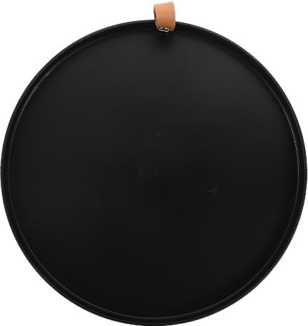 Plateau de Rangement Rond pour Cosmétiques, Noir, Design Moderne