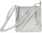 simaranda Handtasche Damen moderne Schultertasche Umhängetasche mit Reißverschluss Shopper Beutel mit verstellbaren Riemen 20205 (Grau)