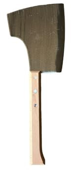 Generico MANNAIA MACELLAIO 1,800 KG TIPO GENOVA IMPUGNATURA MANICO LEGNO LUNGO 51 CM Totale