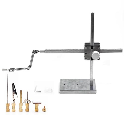 GQQSXZNTD Stop Motion Animation Kit, Gimbal with Two-Way Rails, DIY Stop Motion Armature Kits with 5 Connectors, Stainless Steel Rig Arm for Animators Video Photography or Creative Projects(Size:26CM)