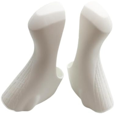 Amagogo 2Pcs Fahrrad Bremshebel Haube Abdeckung für ST-4700 ST-5800 ST-6800, Weiß