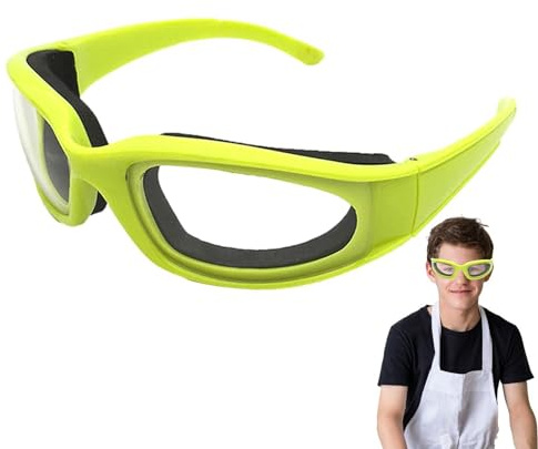 Schutzbrille - Zwiebelbrille ohne Risse, Augenschutz, Labor-Sicherheitsbrille auf Brille mit Antibeschlag-Beschichtung | Küchengadget Brille für Grill