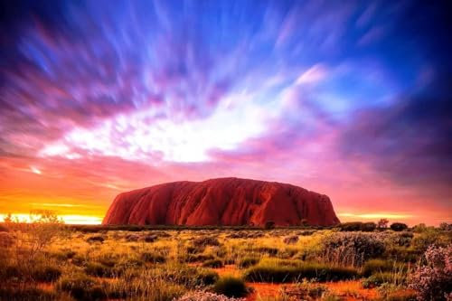1000 Stück Ayers Rock Australien Puzzles Für Erwachsene Große Puzzles Für Erwachsene