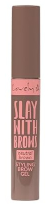 LOVELY Slay with Brows Styling Brow Gel Farbton N1, Augenbrauen-Fixier-Gel für Definition und dauerhafte Kontrolle, 9 g, ideal für ein natürliches Finish