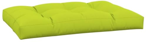 vidaXL Coussin de Palette Vert Vif 120x80x12 cm Tissu