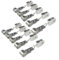 Oniissy Set di fissaggio per tenda da sole, puleggia e morsetti in acciaio inox, per installazione vela ombreggiante, kit di hardware per tende parasole resistenti