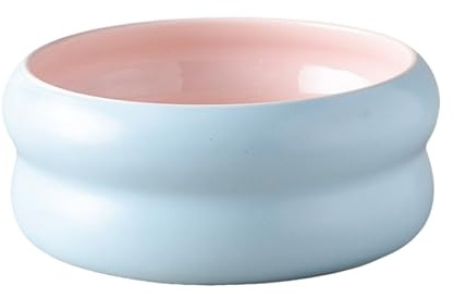 Patifirst Cuenco para Comida De Mascotas - Cuencos De Cerámica para Agua De Mascotas - Plato para Comida De Perro, Recipiente Apto para Microondas para Cachorros Y Gatitos En Interiores O Exteriores
