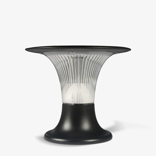 Groupe DDC Borne Solaire Extérieure Puissante – 2200 Lumens LED avec Détecteur de Mouvement – IP65 Étanche – Éclairage Jardin, Allée, Terrasse – 2 Modes Intelligents – Autonomie 80h (22 CM)