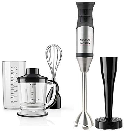Taurus Bapi Premium Complet - Batidora de Mano, 1200 W, Bate y Pica Hiello, Agarre Ergonómico
