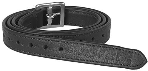 Equinate Steigbügelriemen Competition Schwarz 140