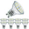 EACLL GU10 LED Kaltweiss 4.9W Ersetzt 75W Halogen Leuchtmittel, 8er-Pack. 585 Lumen 6000K Birnen, AC 230V Flimmerfrei Strahler, Abstrahlwinkel 120° Spot, Nicht Dimmbar Reflektor Lampen