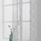 MIULEE Voile Marokko Vorhang Sheer mit Ösen Transparente Optik Gardine Ösenschal Wohnzimmer Fensterschal Luftig Lichtdurchlässig Dekoschal für Schlafzimmer 2er Set 160 x 140cm (H x B) Grau