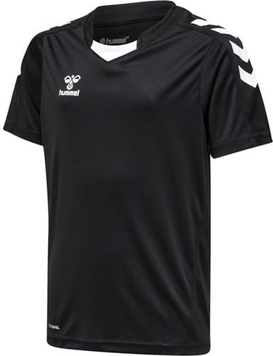 hummel Core XK Poly Trikot Kids Weiß schwarz, 8 (128) Kinder