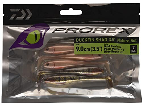 Daiwa PROREX Duckfin Nature 1 Set 9.0cm SHAD Set - Gummifisch Angelset