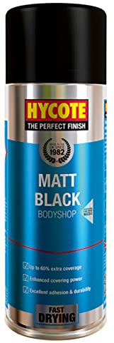Hycote Bodyshop Matt Black 400ml (Pack of 6)