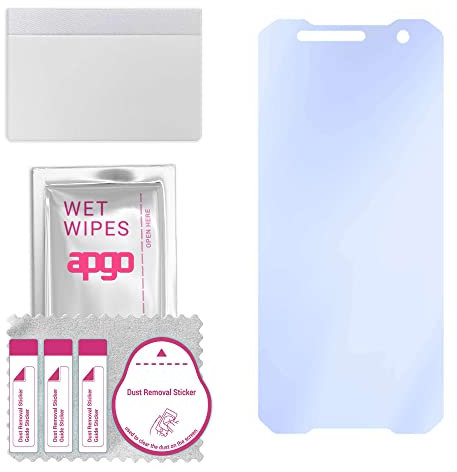 apgo Hybrid Schutzglas, kompatibel mit myPhone HAMMER Explorer PRO, 9H Härte, Flexible Nano Glass PRO, toller Ersatz für Hartglas, kratzfester Displayschutzglas, Displayschutz, Full Glue