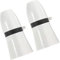 Suerisome 2 Pack B22 Standard Switch Light Lamp Holder Socket Bayonet Cap Fitting Switch Lamp Bulb Holder for Pendant Lamp Ceiling (White)