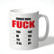 Wanky Candles Current Mood Mug - Rude Swearing Tea Coffee Cup, Funny Office or Home Drinkware