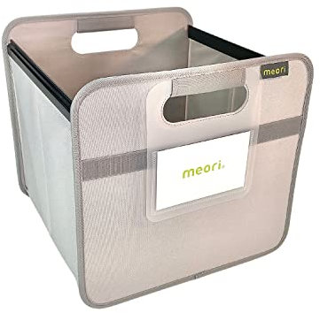 meori Faltbare Aufbewahrungsbox mit Hängeschienen, wiederbeschreibbarer Etikettenstoff