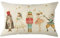 Ogiselestyle Kissenbezug Merry Christmas, Nussknacker-Lendenwirbelkissen, 30,5 x 50,8 cm, für Winter, Weihnachten, Urlaub, Party, Dekoration für Sofa, Couch