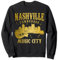 Nashville Gitarre Skyline TN Vintage Country Music City Sweatshirt