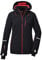 killtec Damen Skijacke/Funktionsjacke mit abzippbarer Kapuze und Schneefang KSW 81 WMN SKI JCKT, schwarz blau, 50, 39746-000