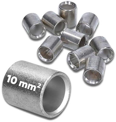 10 Stück Kalitec L2-P Parallelverbinder 10mm² I Verbinder unisoliert I Quetschverbinder blank I Kabelverbinder I Industriequalität vom deutschen Händler