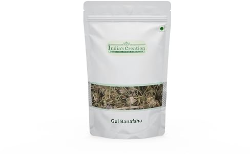 India's Creation Gul Banafsha Dried-Viola Odorata-Sweet Violet-Jadi Booti (500 Gram)