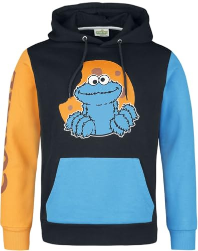 Sesamstraße Cookie Monster Männer Kapuzenpullover hellblau Fan-Merch, Filme