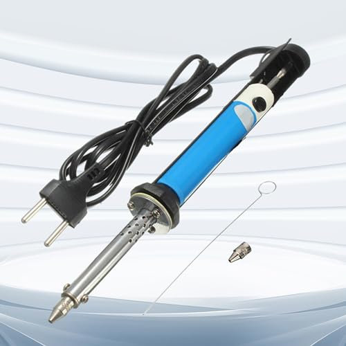 Pompa dissaldante elettrica, 220V 30W Pistola per saldatura elettrica Dissaldatore elettrico sottovuoto Kit saldatore con ugelli dissaldanti da 1 mm e 2 mm per casa e industria