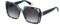Furla Unisex SFU707 Sunglasses, Shiny Havana Blue, 56