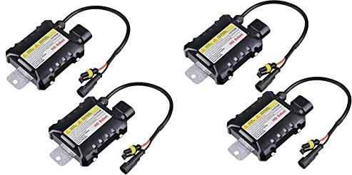 Niniang 4X 55W HID Bi Xénon Ballast 12V Digital Slim Ballast Fast Bright Electronic Ballast pour H1 H3 H3C H4-1 H4-2 H7