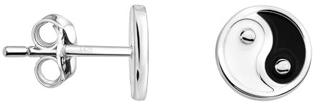SOFIA MILANI - Damen Ohrringe 925 Silber - Yin und Yang Kreis Ohrstecker - E2519