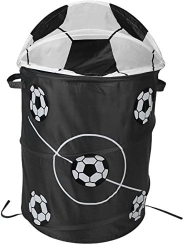 zilitol Football Modeling Laundry Basket Storage Barrels Storage Polyester Cloth Toy Store