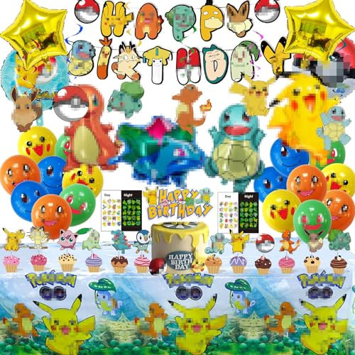 Kinder Geburtstag Party Set, Tortendeko Cake Topper Set, Kinder Geburtstagsdeko, Kindergeburtstag Deko, Birthday Decorations Set