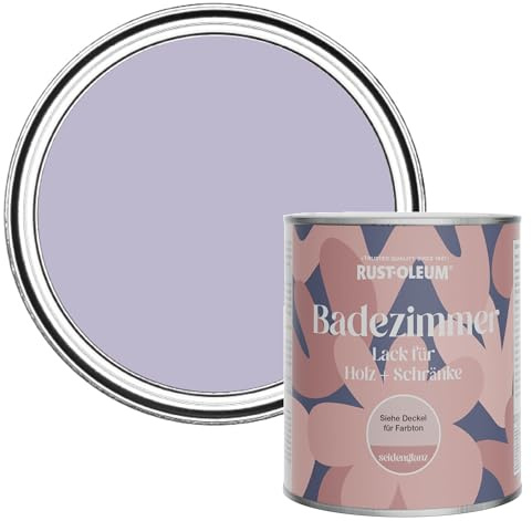 Rust-Oleum Purple Moisture Resistant Bathroom Wood & Cabinet Paint In Satin Finish - Wisteria 750ml
