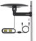GAINFI Antena de TV digital omnidireccional para TV inteligente de largo alcance, la mejor antena de TV HD 4K transparente para ático, caravana, amplificador, cable coaxial de 32 pies
